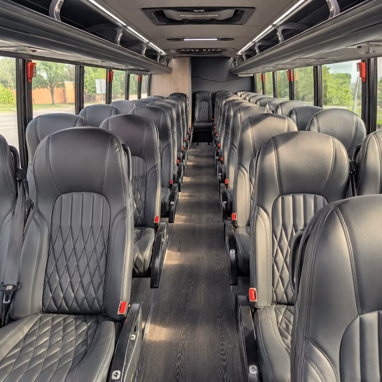 15-35 Passenger Minibus Interior