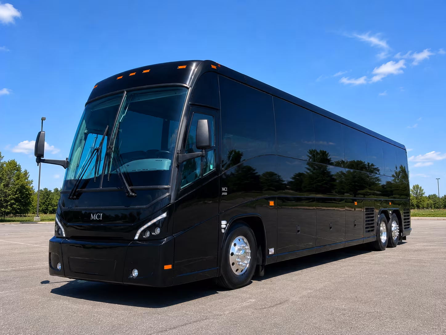 New York Airport Shuttle & Transportation party bus exterior