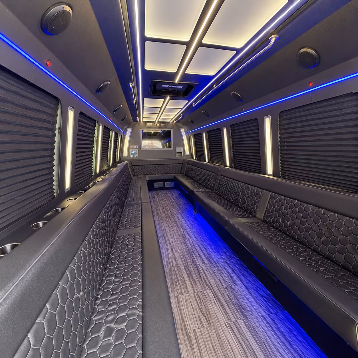New York Bachelor & Bachelorette Transportation party bus exterior