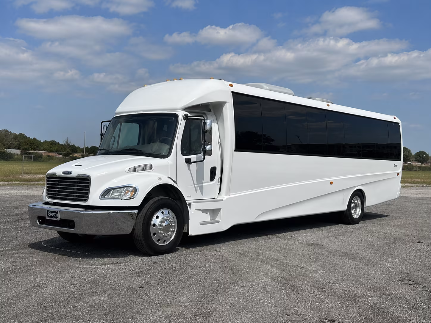 New York Birthday, Sweet 16, & Quinceañera Transportation party bus exterior