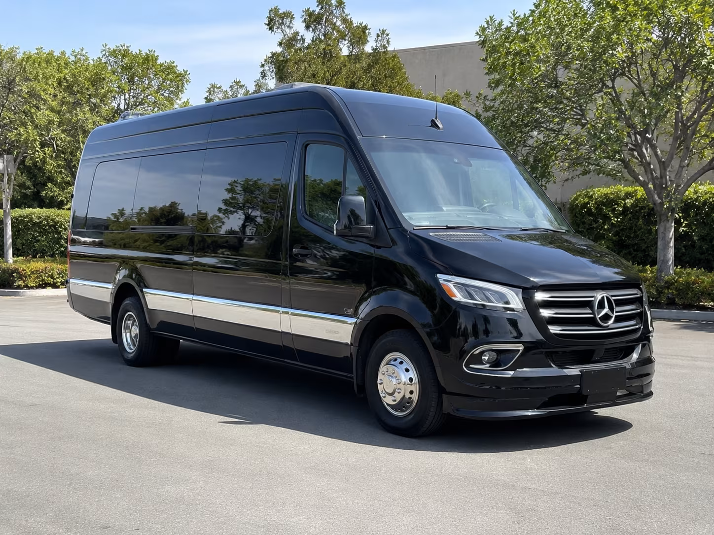 New York Corporate Transportation party bus exterior