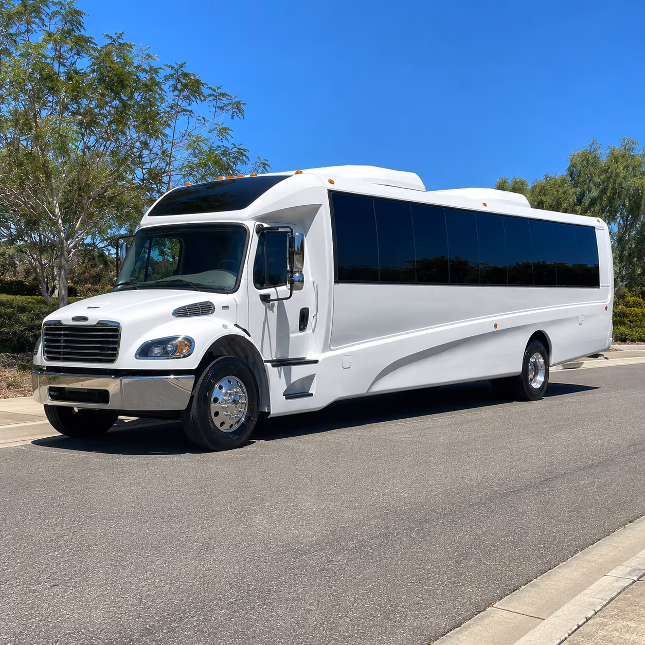 New York Corporate Transportation party bus exterior