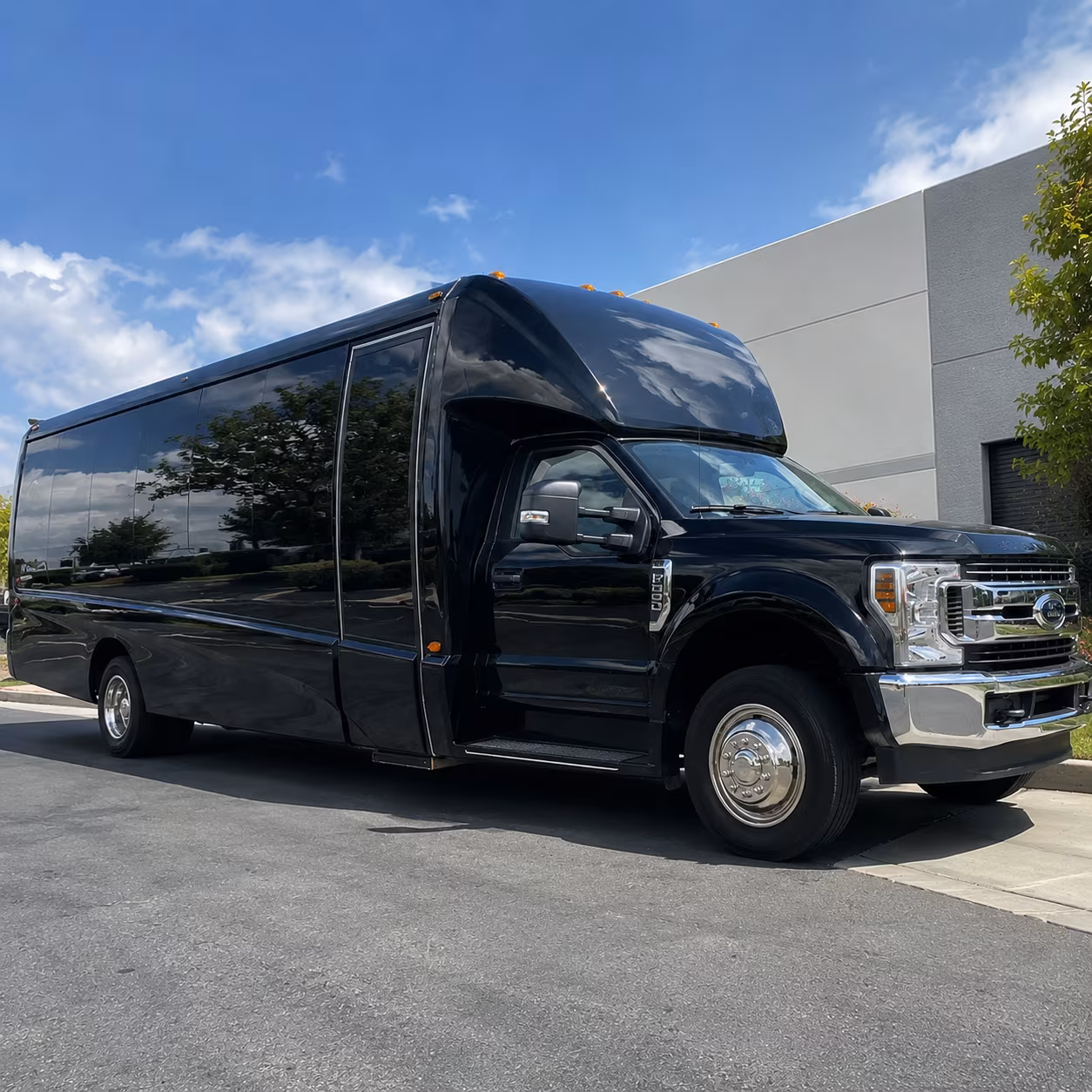 New York School Event Transportation party bus exterior