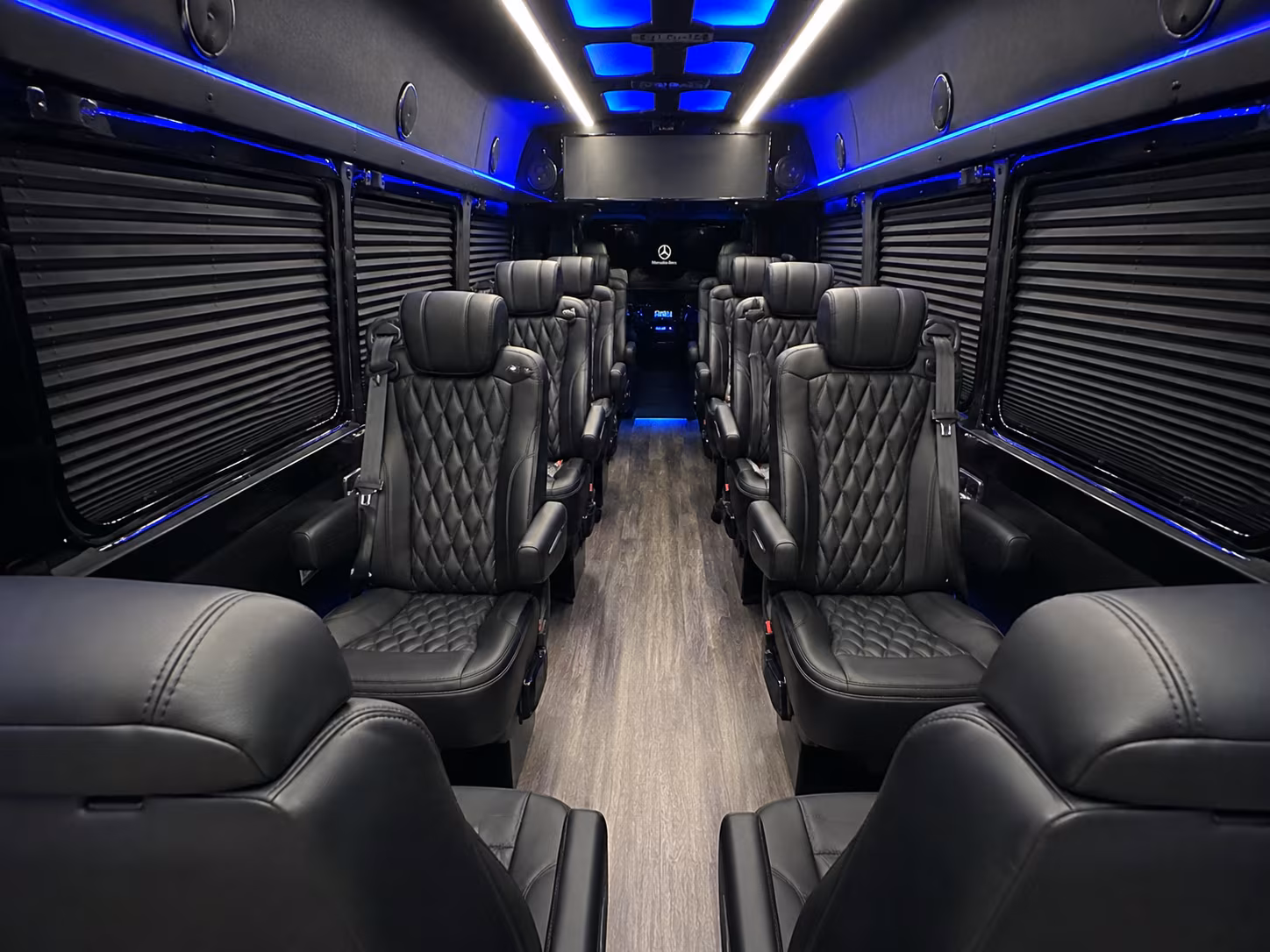 Sprinter Van Rental with Driver Interior
