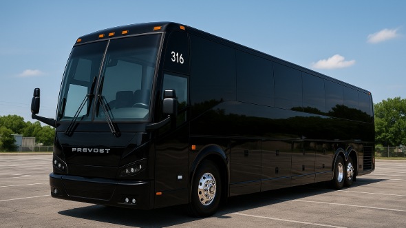 Exterior of New York Party Bus Company's 40 Passenger Party Bus in New York