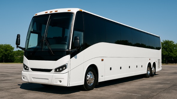 Exterior of New York Party Bus Company's 50 Passenger Party Bus in New York