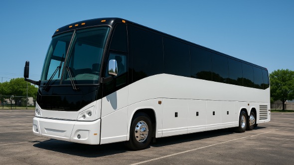 Exterior of Charter Bus Company New York's 51 Passenger Charter Bus in New York
