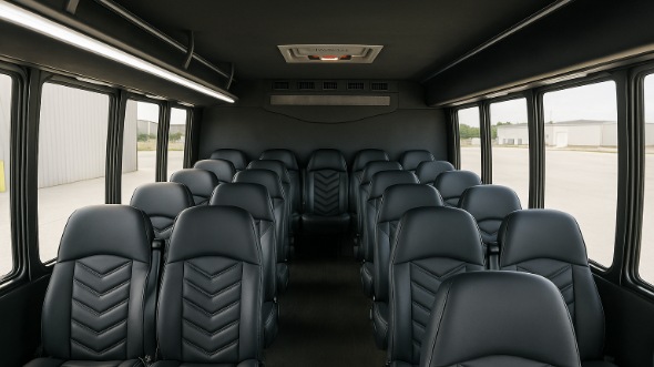 25 passenger minibus interior